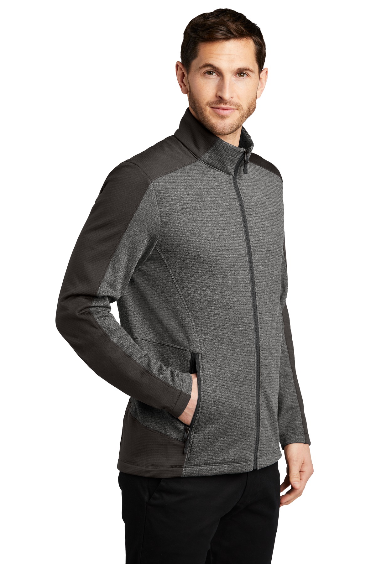 Port Authority Grid Fleece Jacket. F239 12