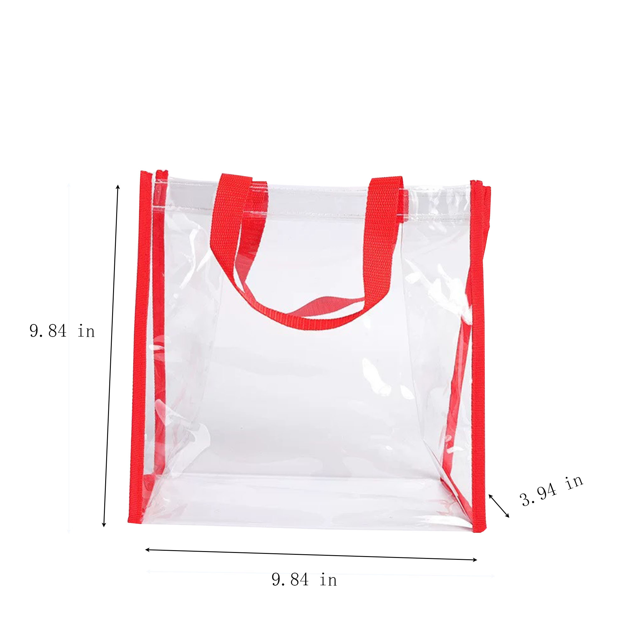 PVC Transparent Stadium Approved Clear Tote Bag 2