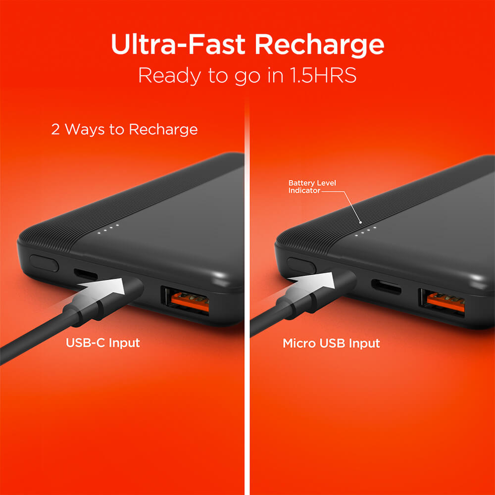 HyperGear Fast Charge Power Bank with USB-C 3