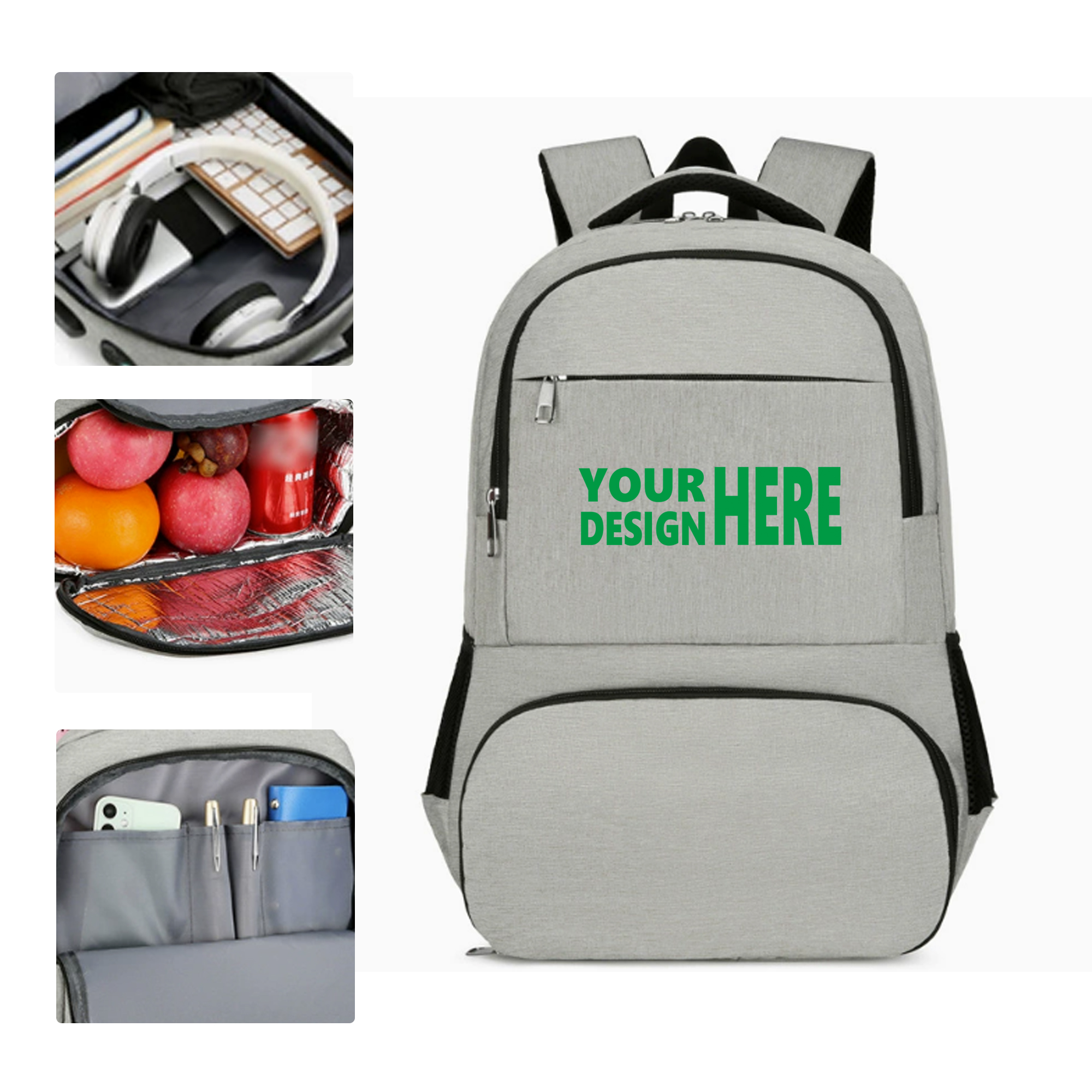 MOQ 50 Multifunctional Backpack Outdoor Picnic Bag with Insulation 2