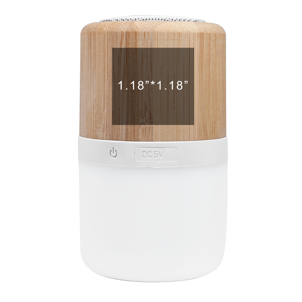 Bensley Bamboo Color Ambiance Nightlight Bluetooth Speaker