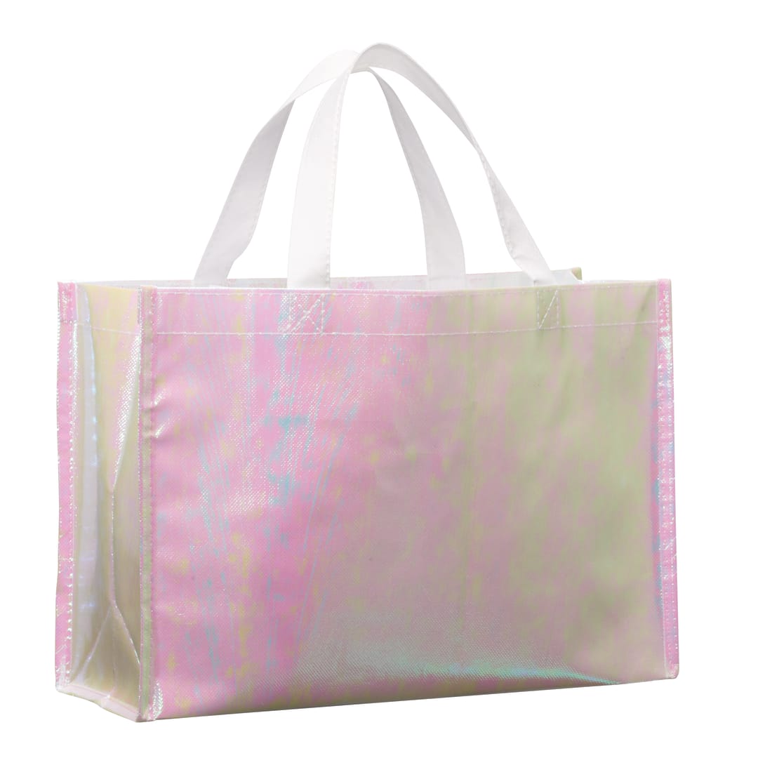 Iridescent Non-Woven Shopper Tote 25