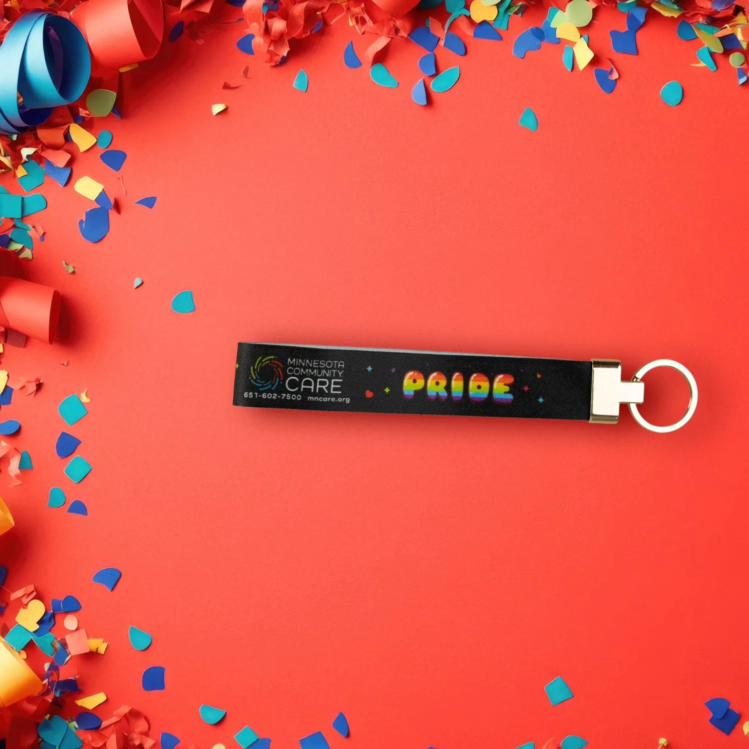 Full Color Metal Fob Lanyard 3
