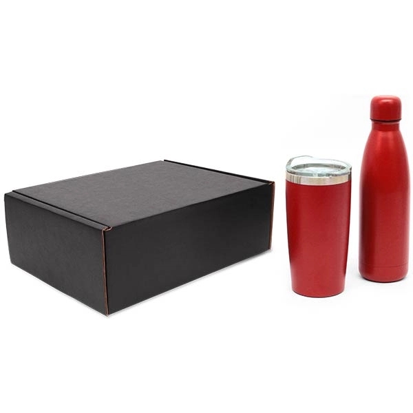 Stainless Steel 17oz. Tumbler & 22oz. Bottle Set 6