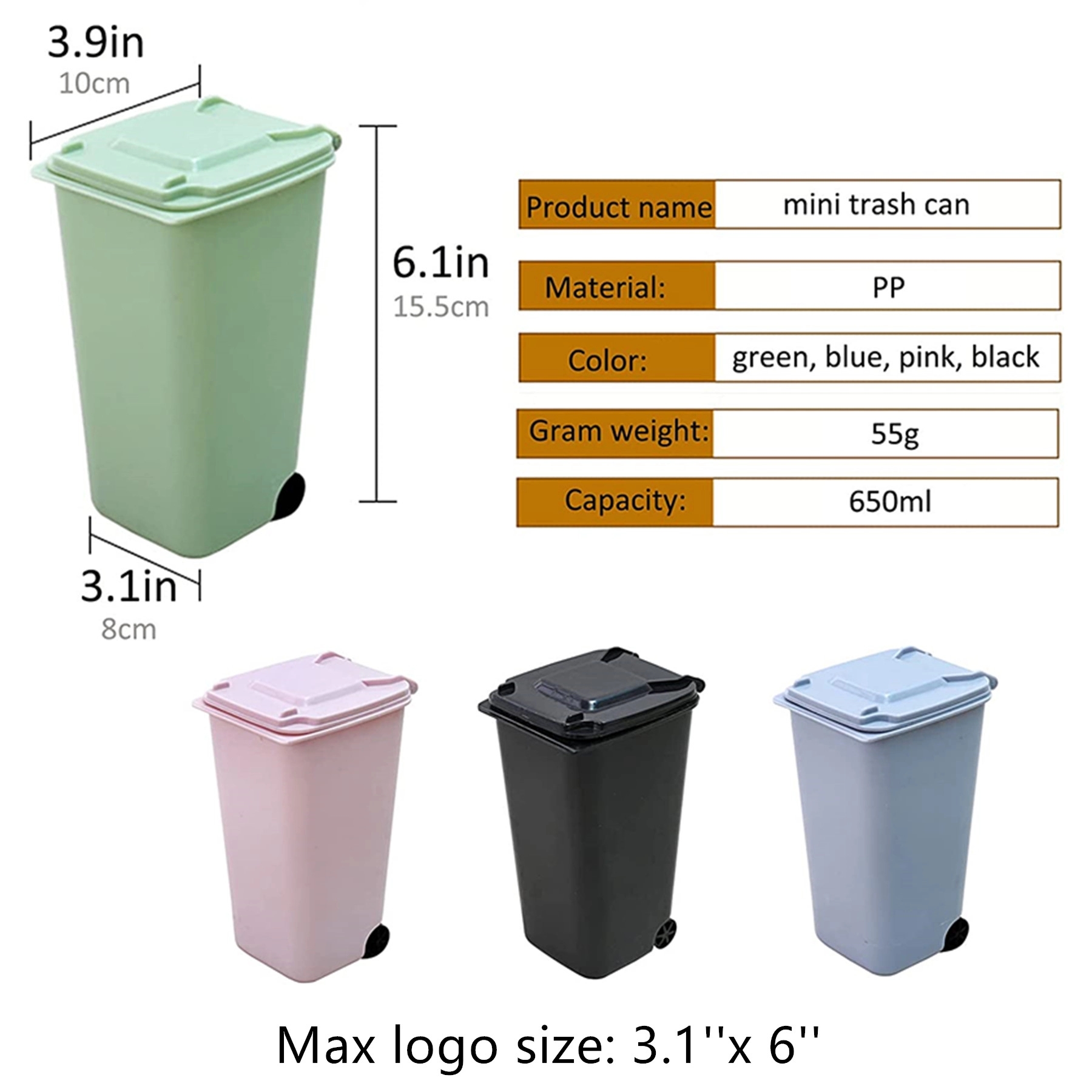 Mini Trash Can 3