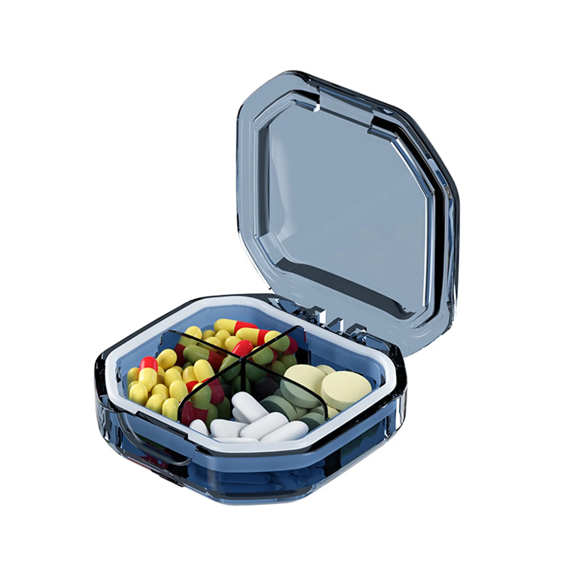 Portable Sealed Creative Pill Box with Silicone Seal 3