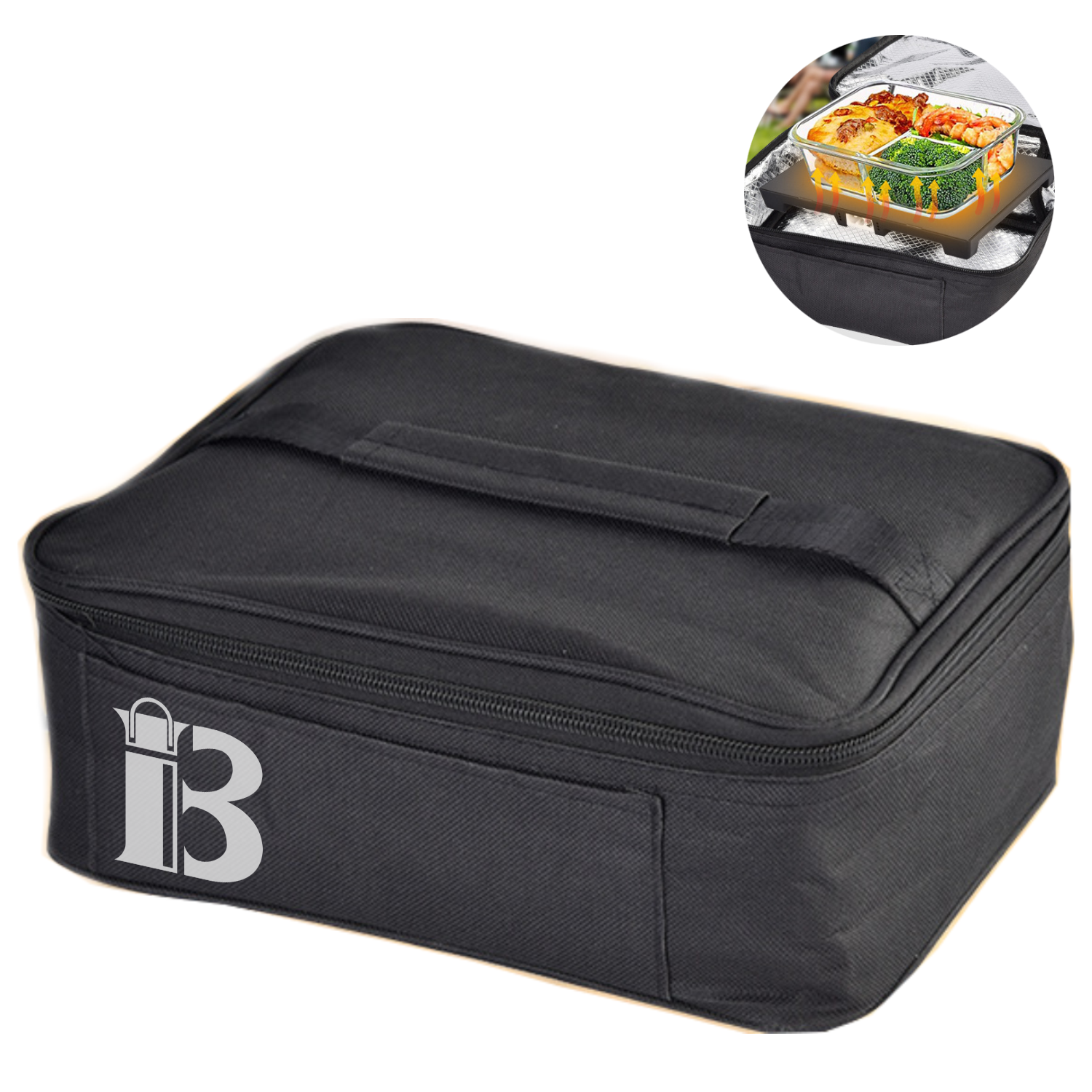 Car Heated Aluminum Foil Insulated Lunch Box 5