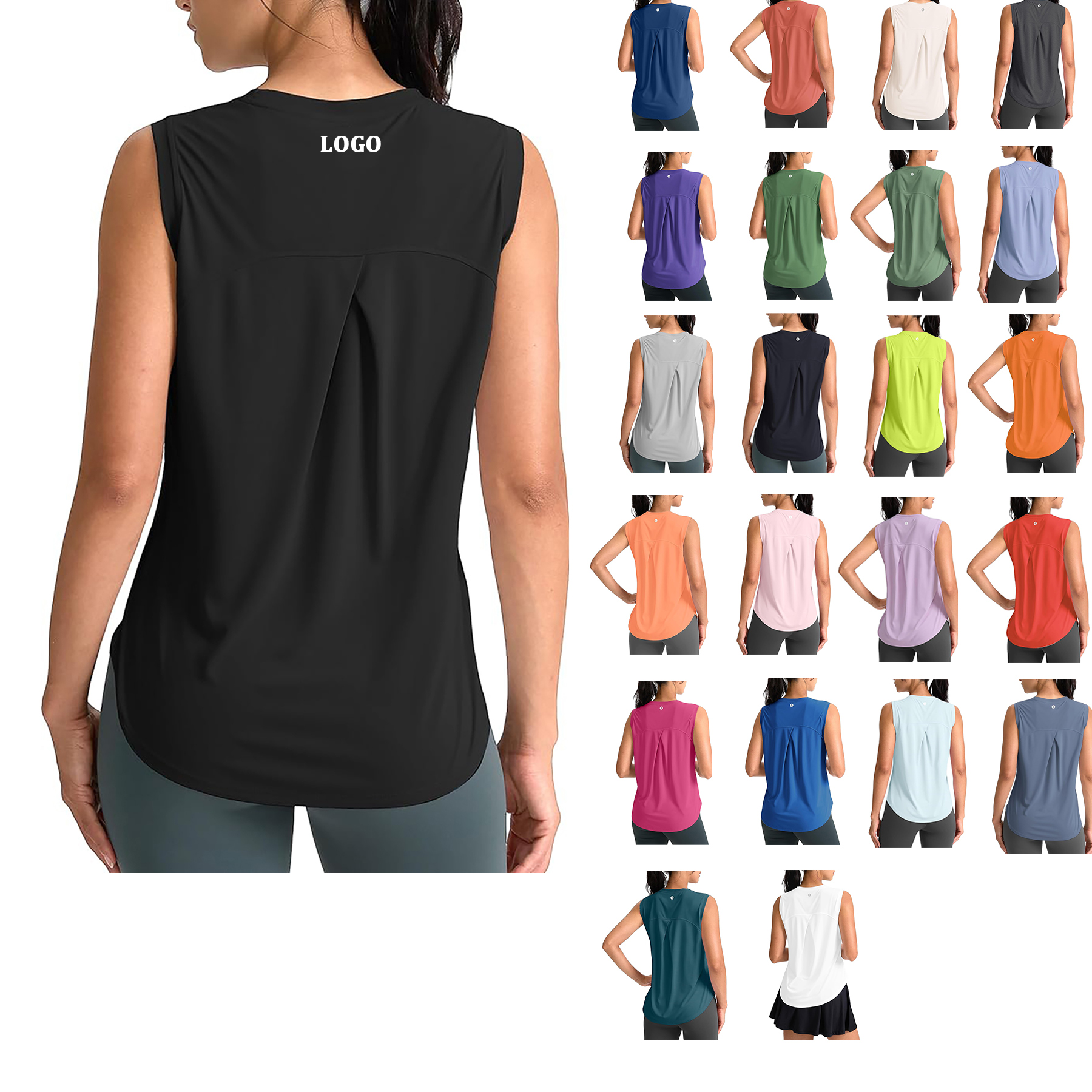 Women's Sleeveless Sports Top 19
