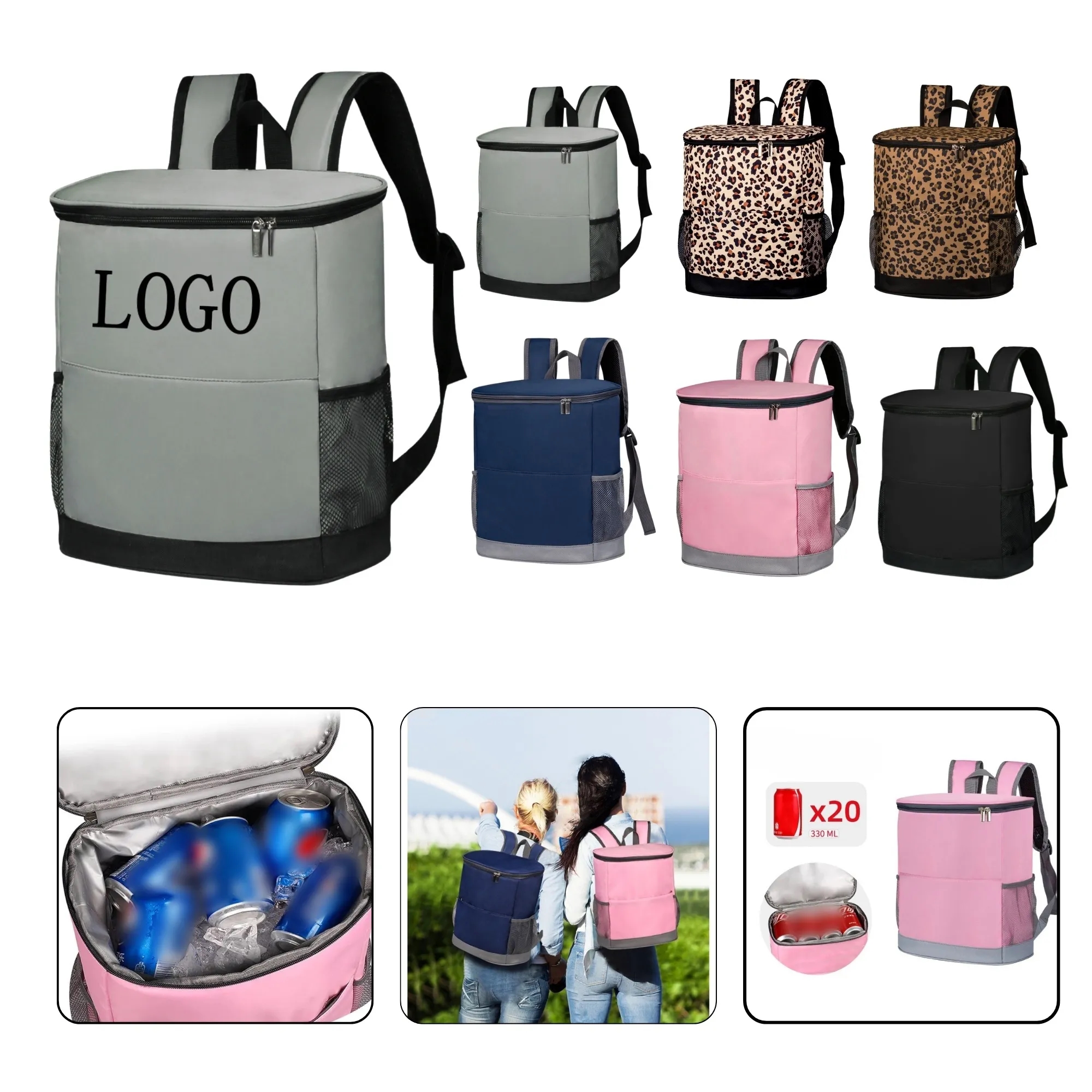 Full Color Insulated Cooler Backpack 2