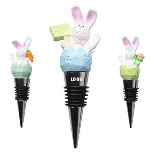 Charming 4 Piece Sitting Angel Cupid Wine Stopper Set 8