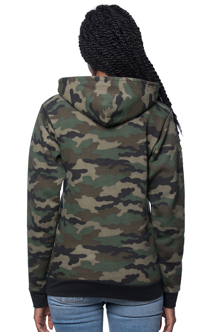 Unisex Camo Fleece Pullover Hoodie 4