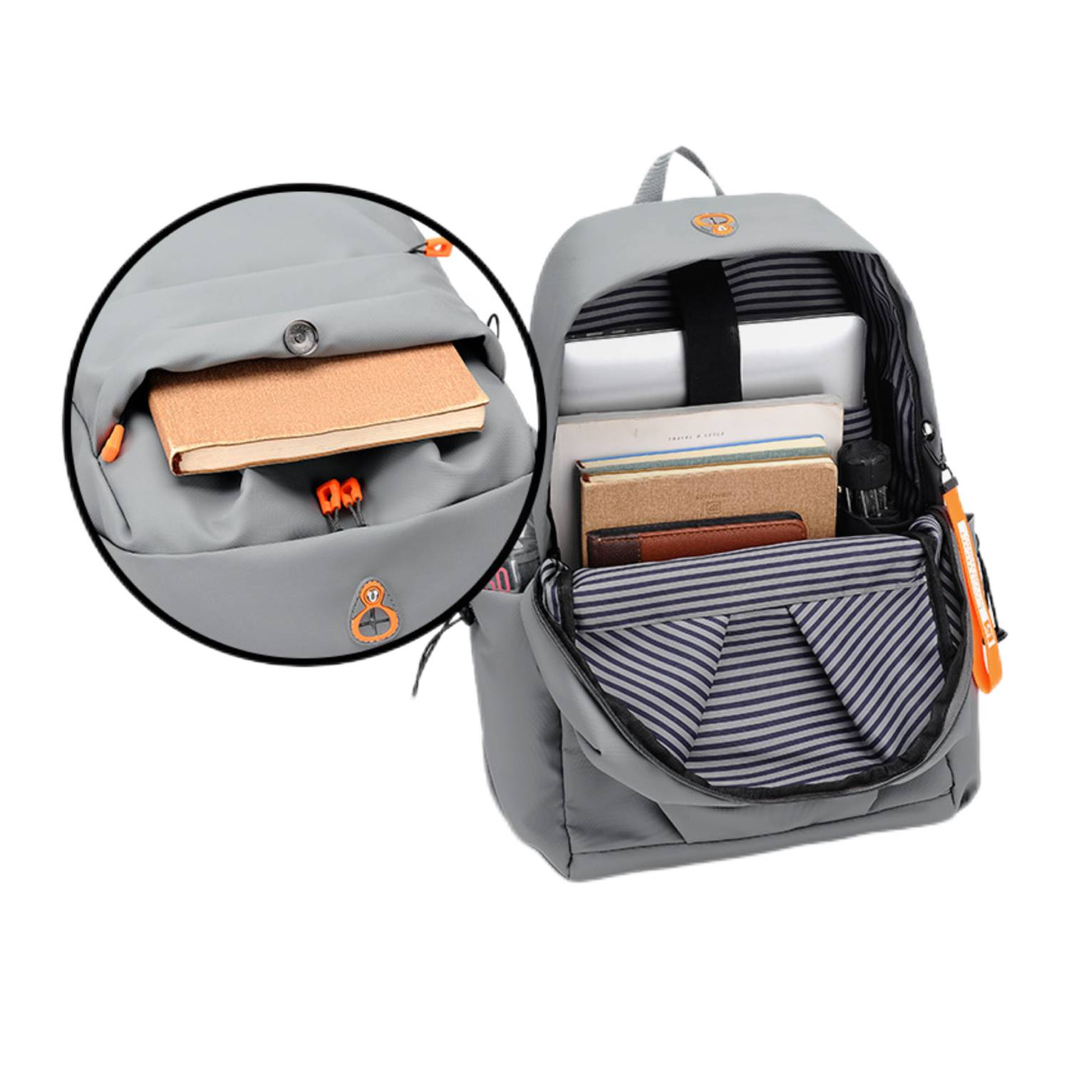 Oxford Computer Backpack With USB Charging Port 5