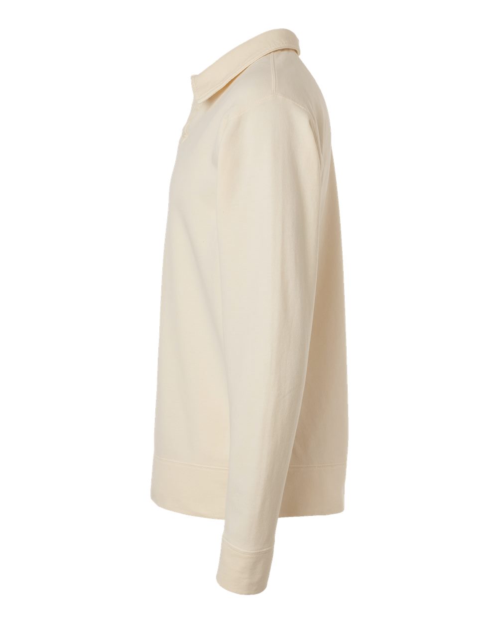Unisex Garment-Dyed Polo Collar Sweatshirt - GDH490 35