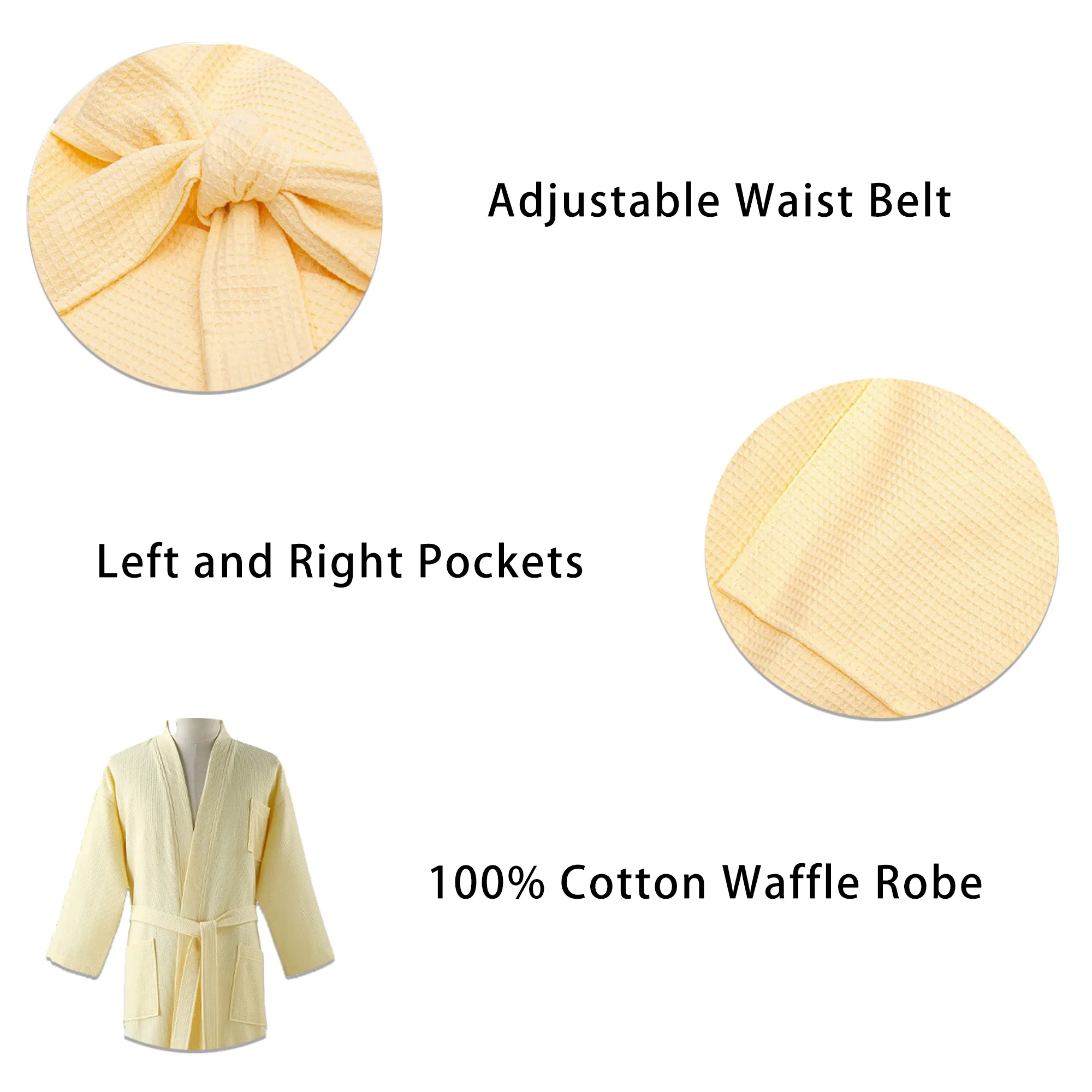 Cotton Waffle Robe 1