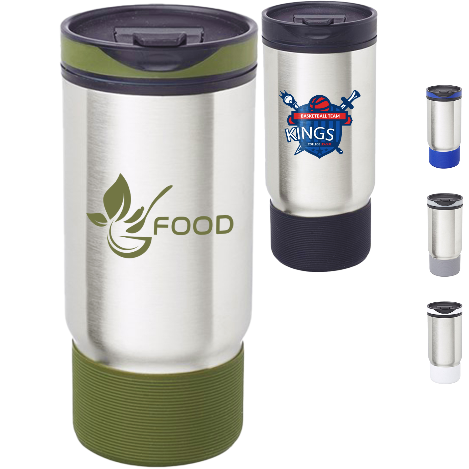 17 oz. Stainless Steel Travel Mugs 2