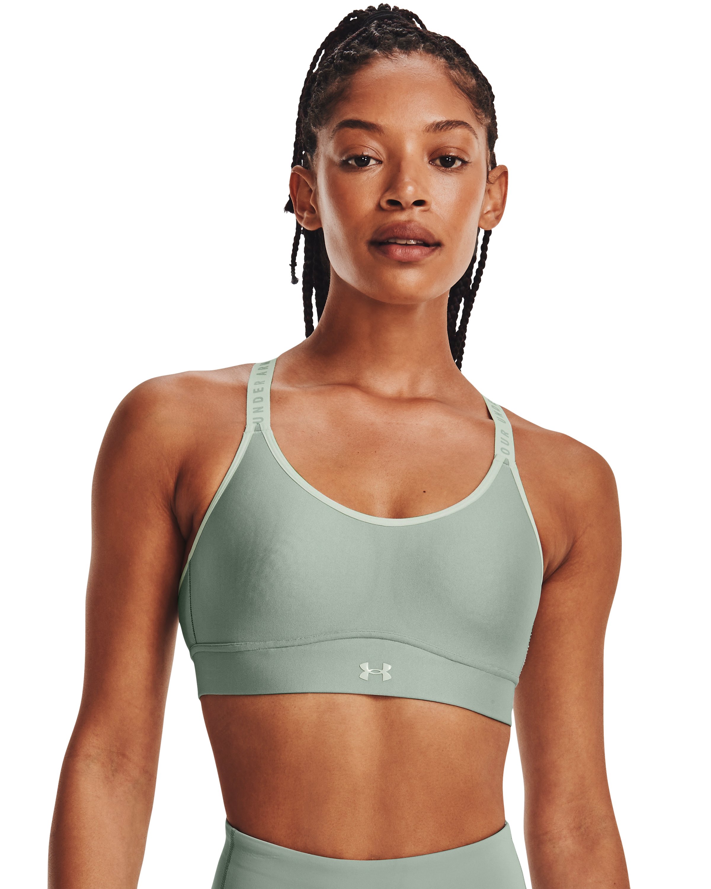 UA Infinity Mid Covered Women's Sports Bra 14