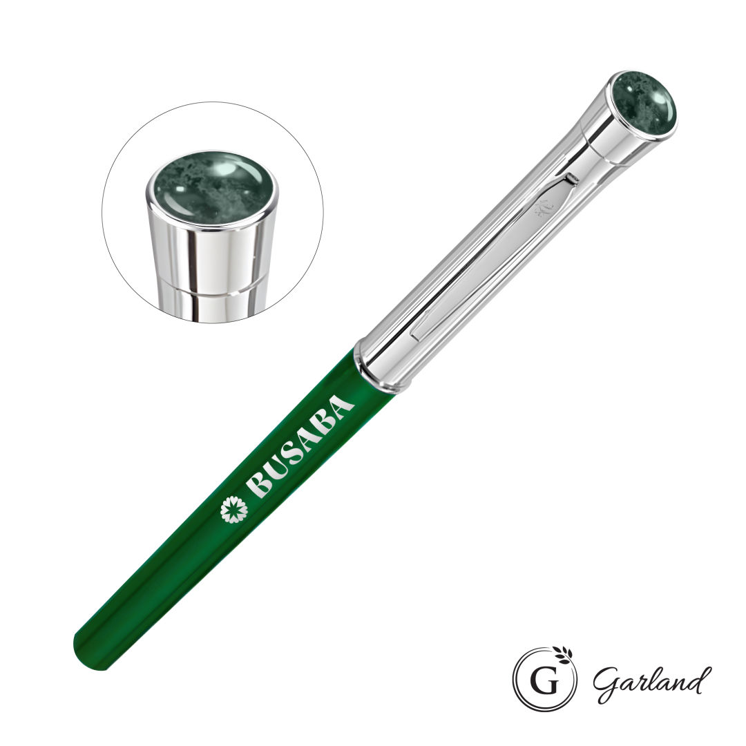 Garland® Monogram Aura Rollerball Pen - Chrome 4