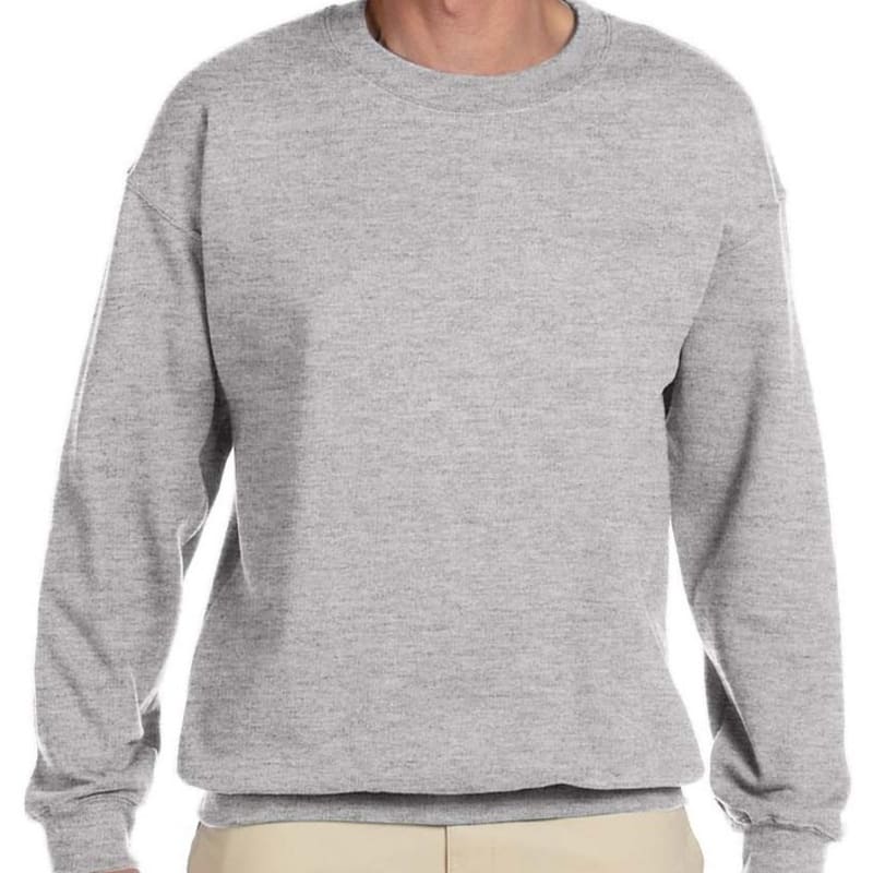 Hanes 9.7 Oz. Ultimate Cotton® 90/10 Fleece Crew, custom hoodie or sweatshirt with logo imprint 14