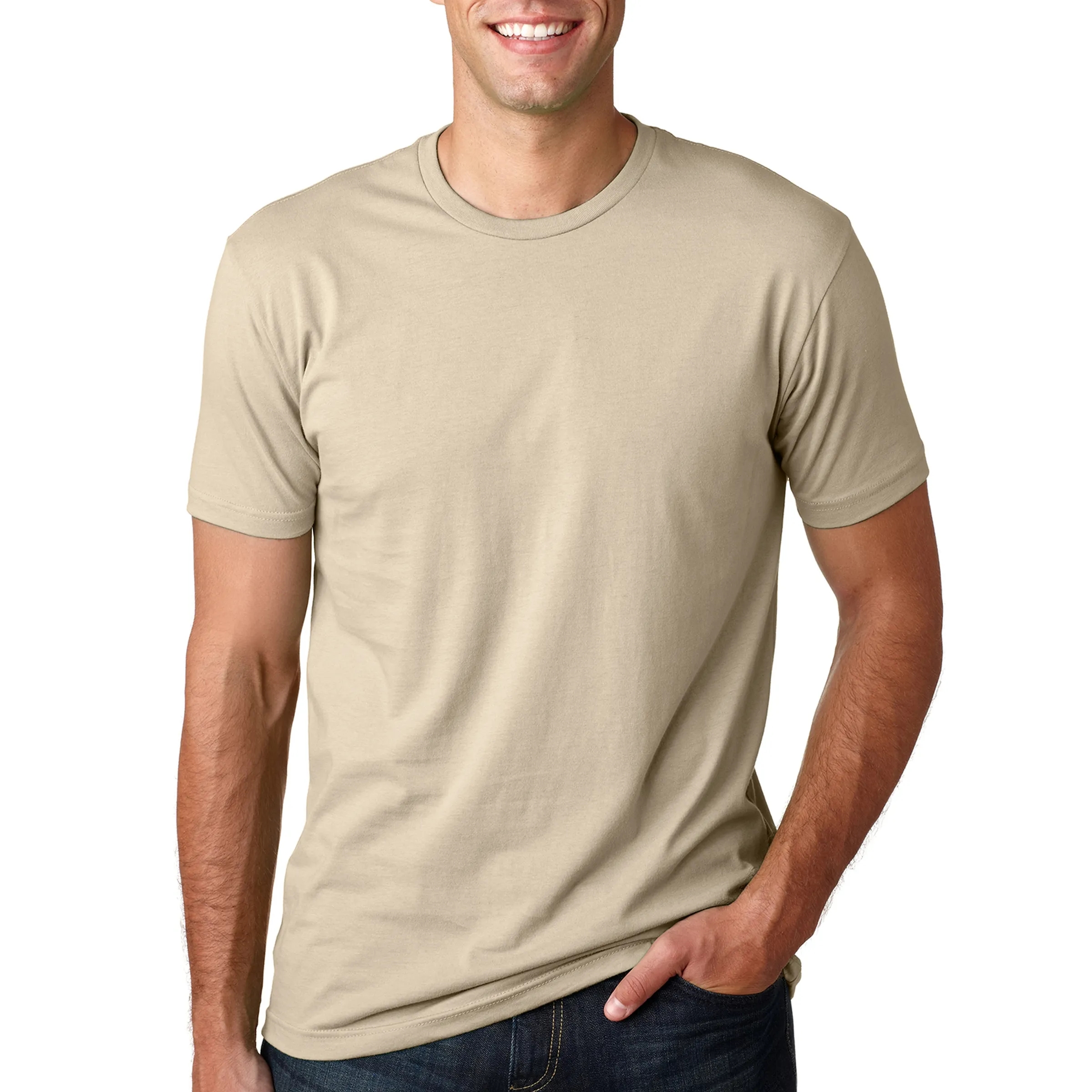 Next Level Men's Cotton Crew 65