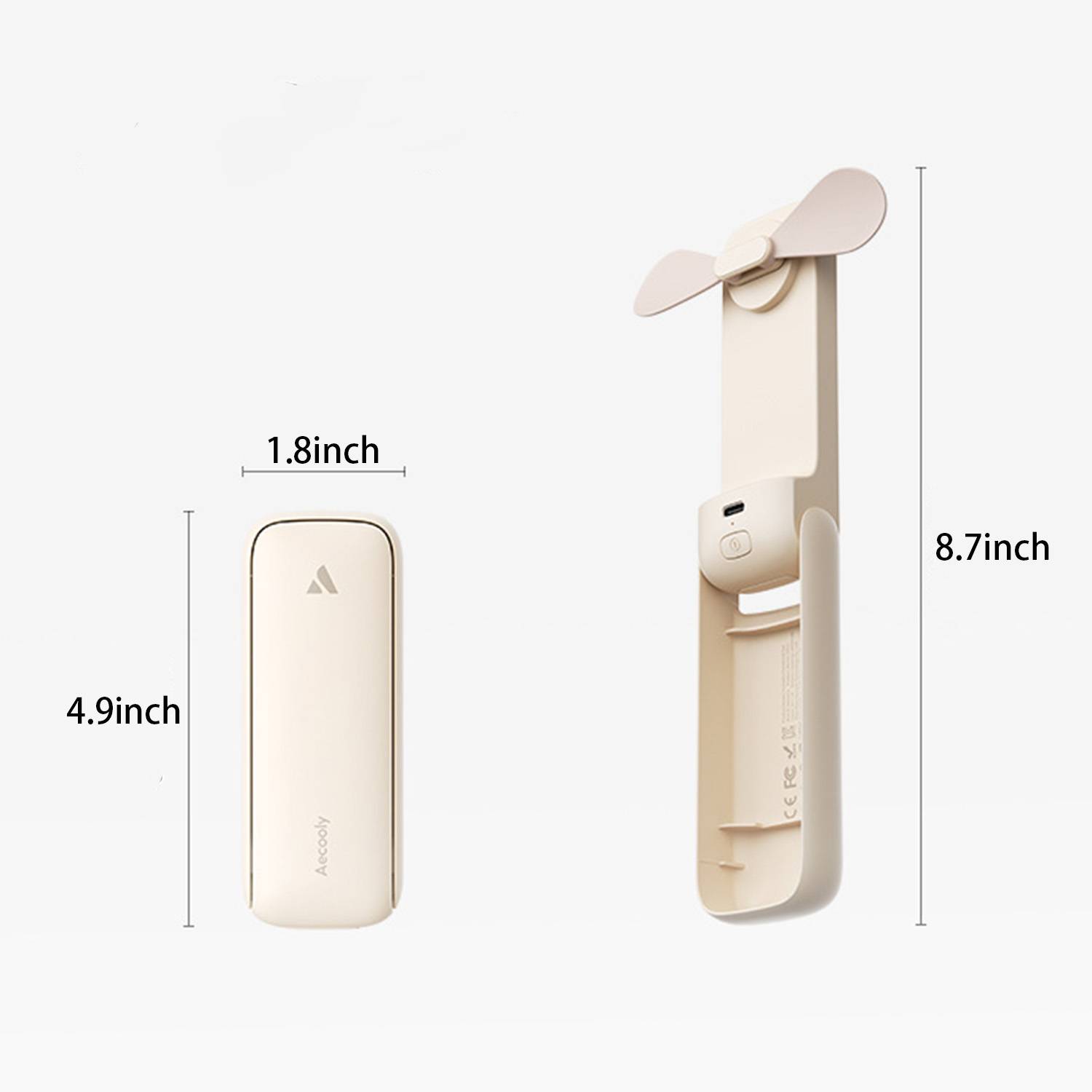 Mini Foldable ABS Cooling Fan – Ultra-Quiet & Portable 10