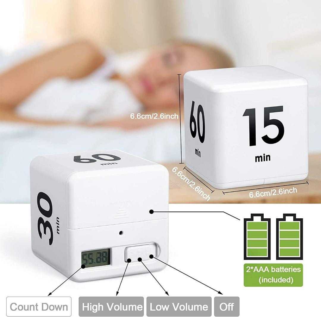 Flip Timer Cube ( Batteries Included) 2