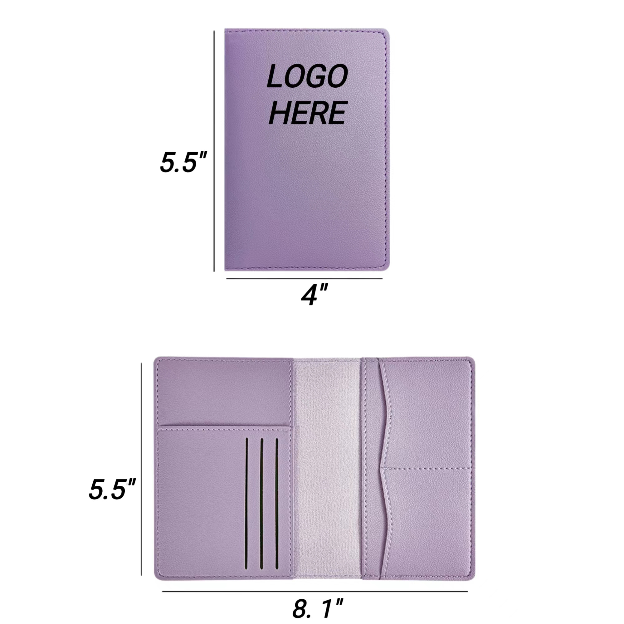Pu Leather Card Passport Cover 2