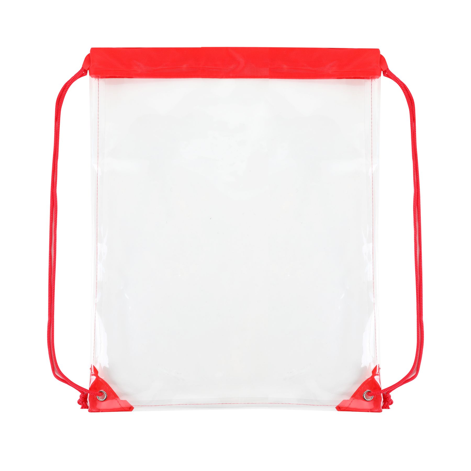 Large Clear Stadium Drawstring Backpack 10