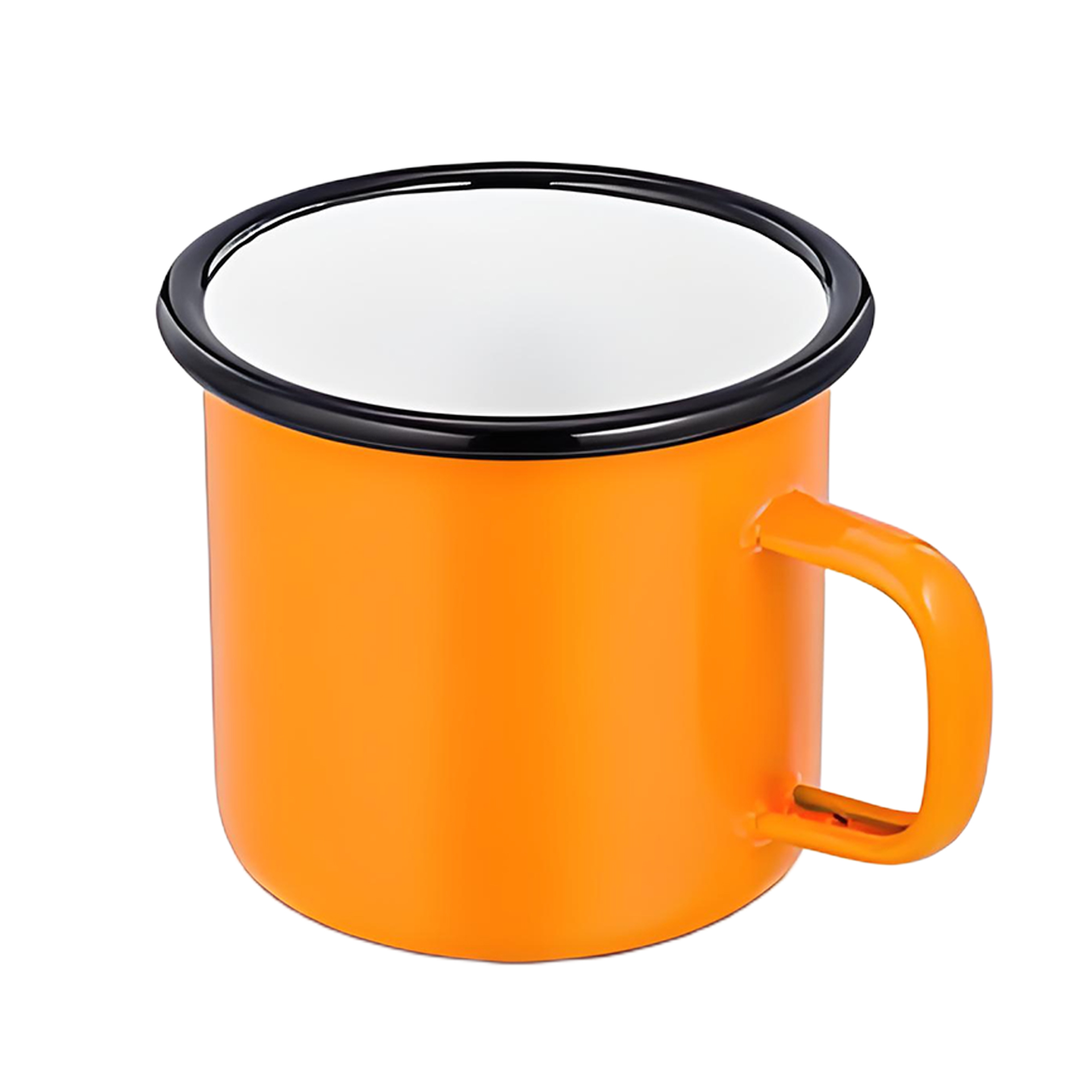 10oz White Ceramic Coffee Mug 3