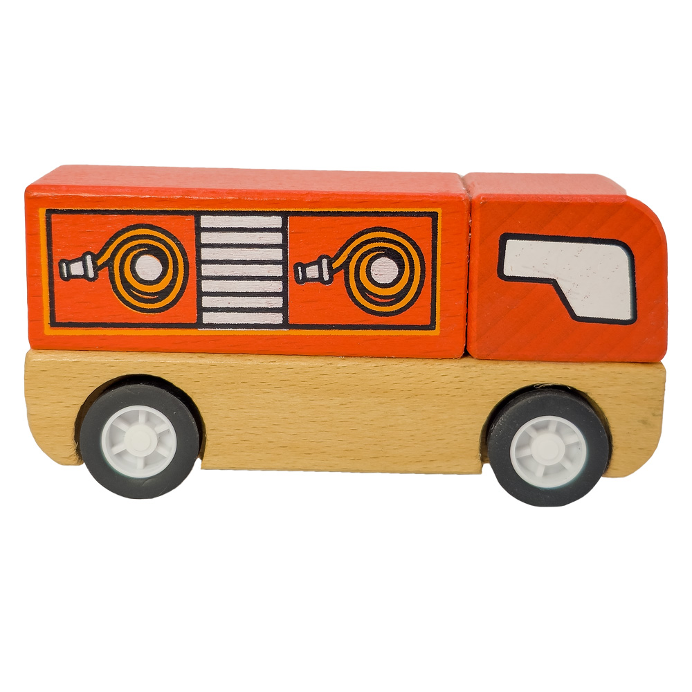 Wooden Fire Truck 3