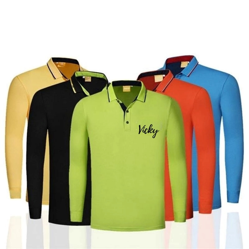 Long Sleeve Polo T-Shirt 3