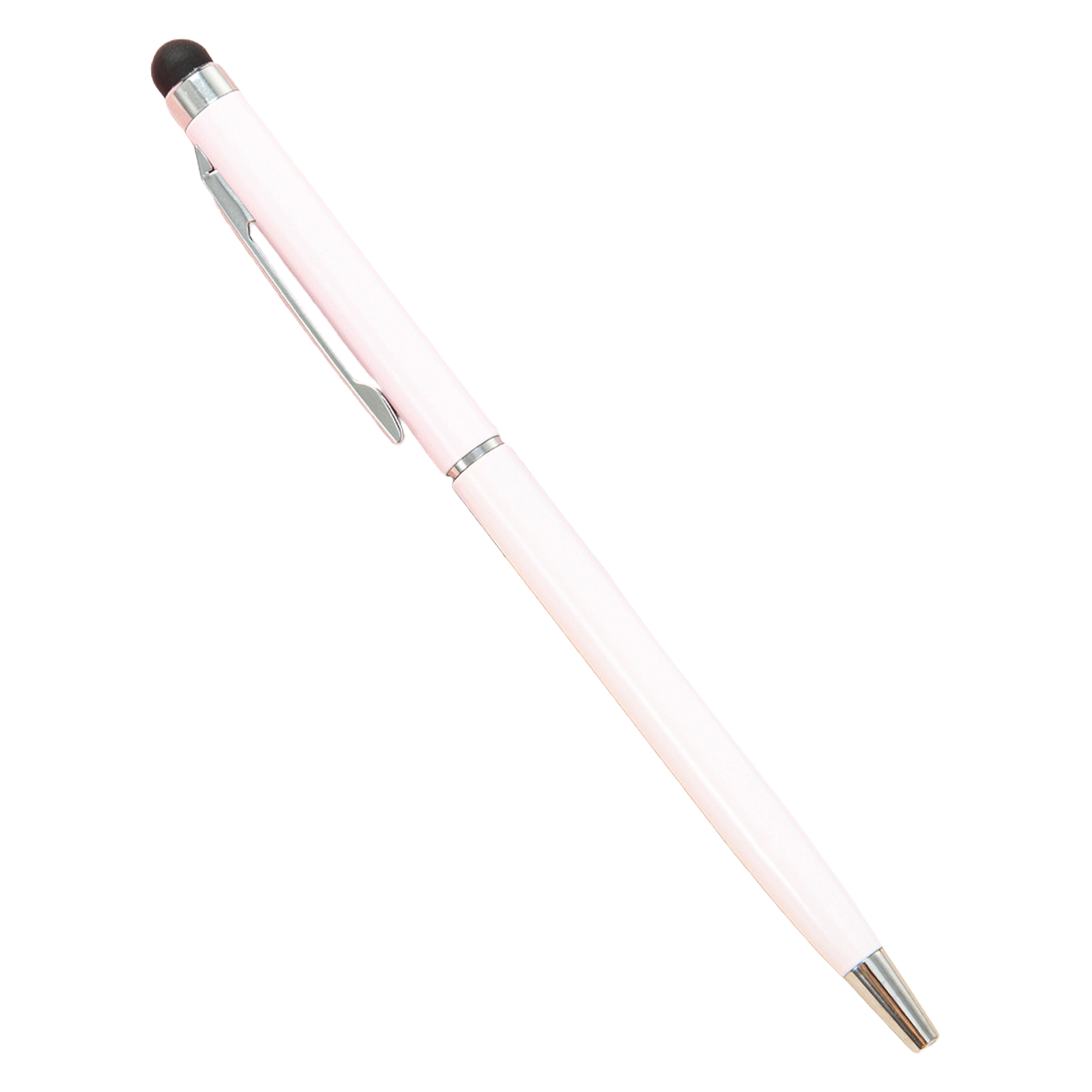 Twist Action Metal Ballpoint Pen W/ Stylus 1