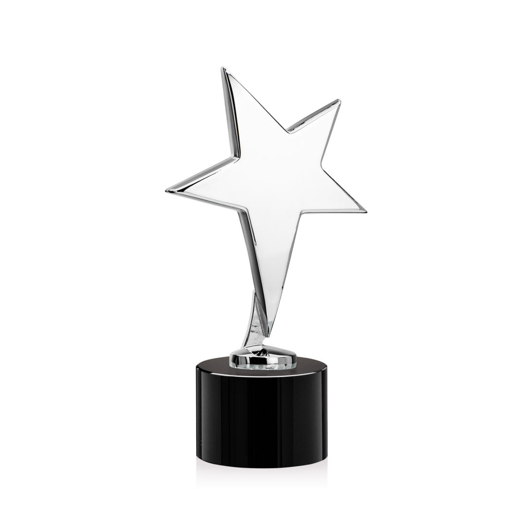 Tuscany Chrome Star VividPrint™ Award on Marvel Base - Black 3