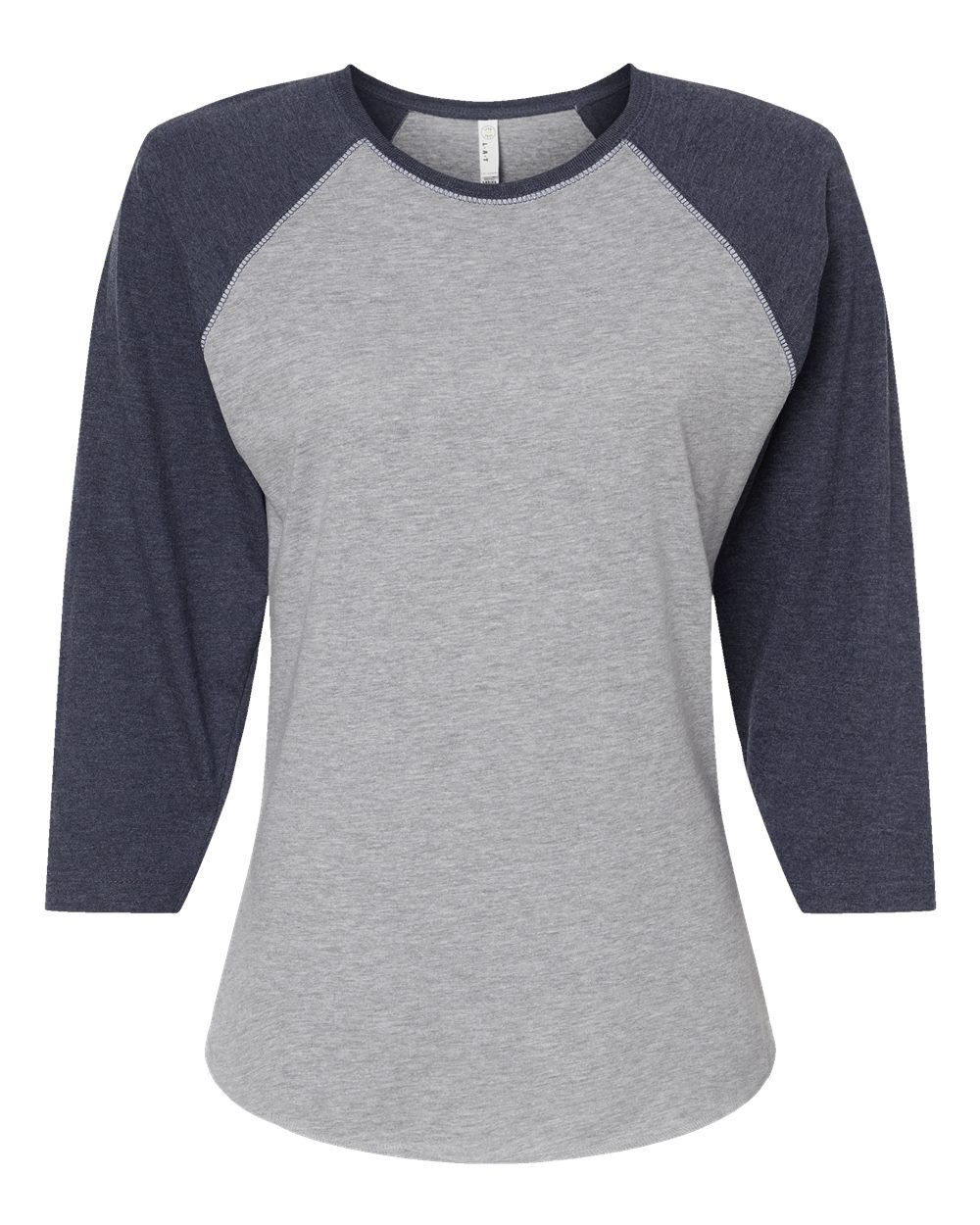 Women's Baseball Fine Jersey Three-Quarter Sleeve Tee - 3530 5