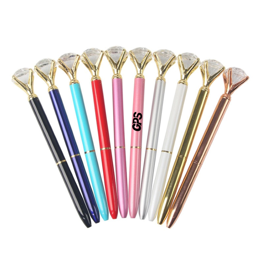 Crystal Diamond Bling Metal Ballpoint Pen
