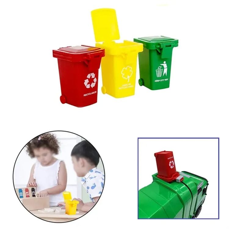 4Pcs Tiny Recycle Bin for Desk 2