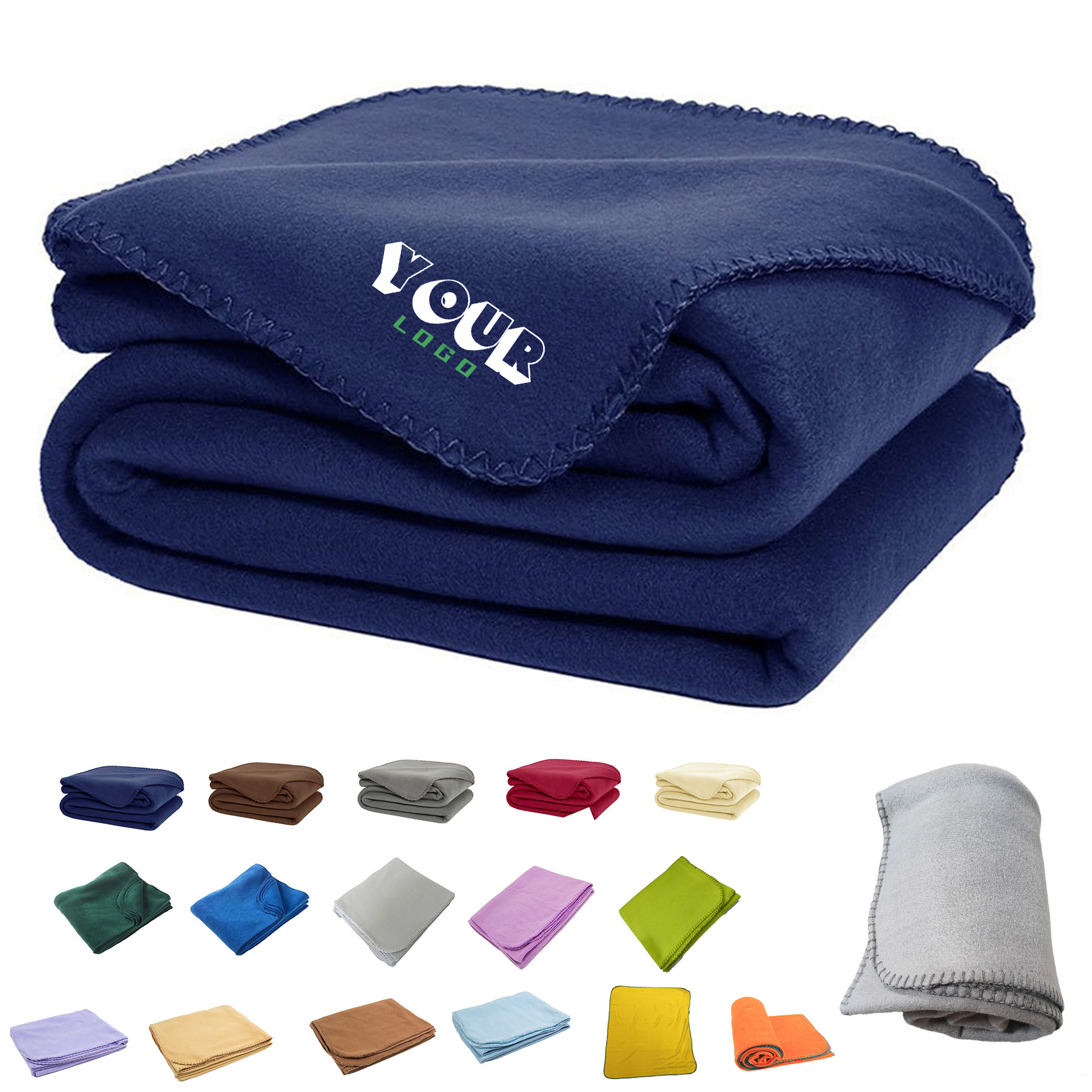 Cozy Polar Fleece Airline Blanket 16