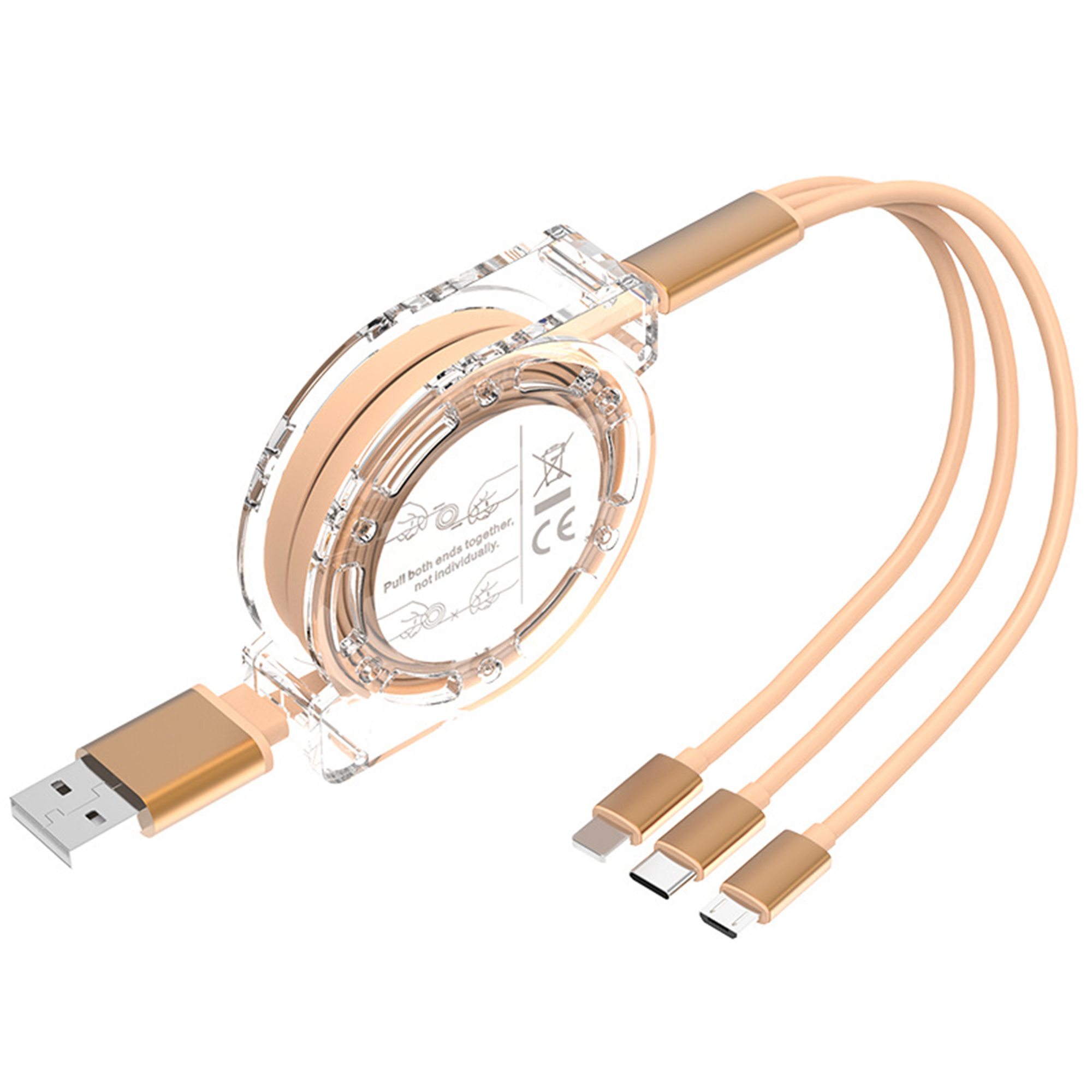 Multi-Function Retractable Data Cable 6