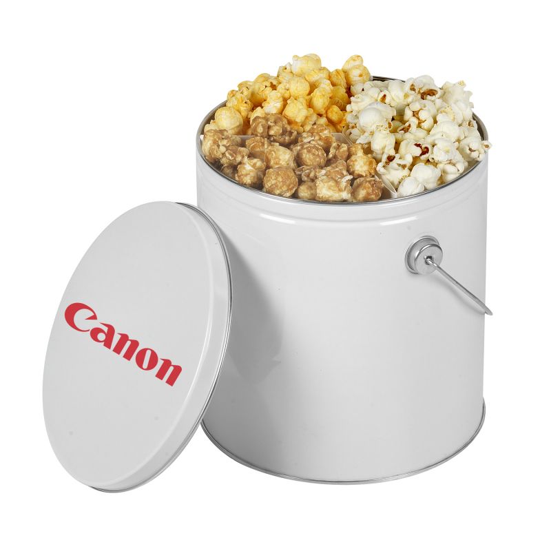 1 Gallon Popcorn Tins- Trio (Butter, Cheddar, Caramel) 1