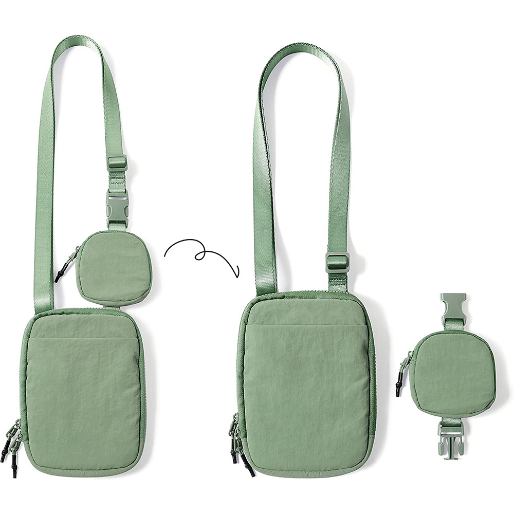 Nylon Crossbody Bag With A Mini Wallet 6