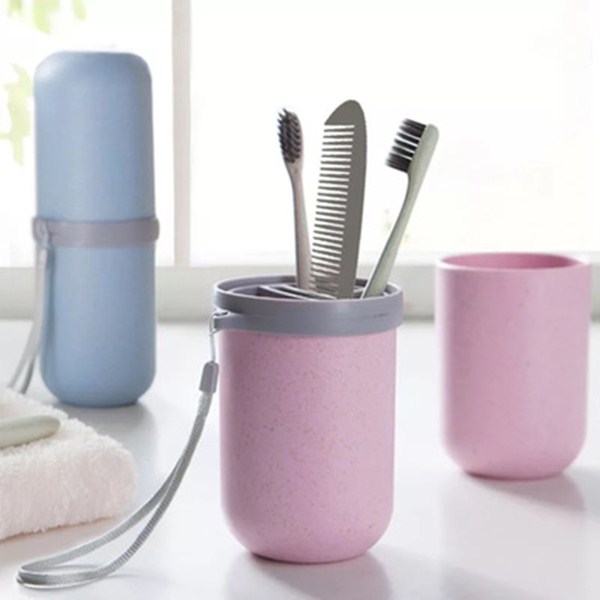 Travel Toothbrush Cup Toothpaste Container/Case 2