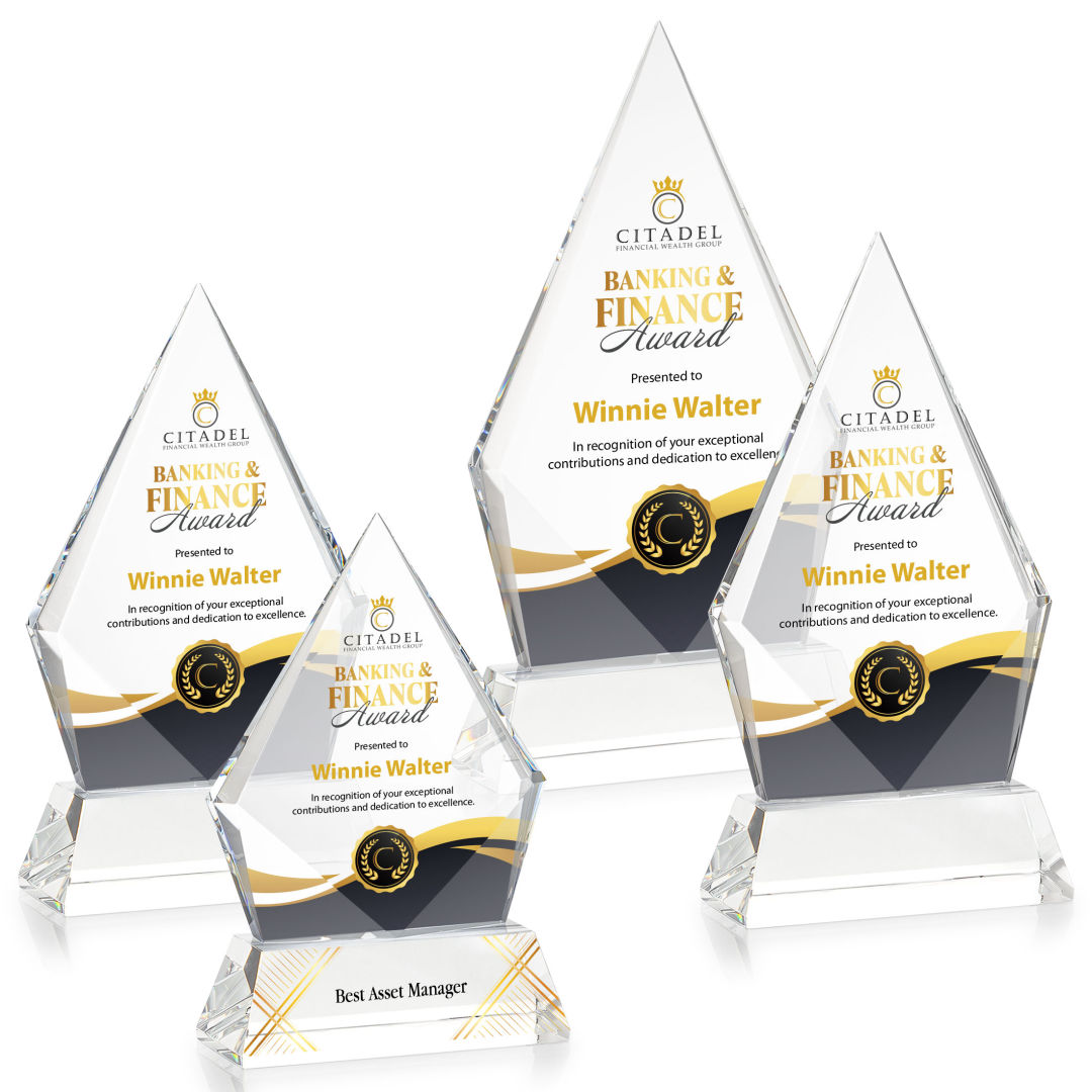 Shelton VividPrint™ Award on Newhaven Base - Clear