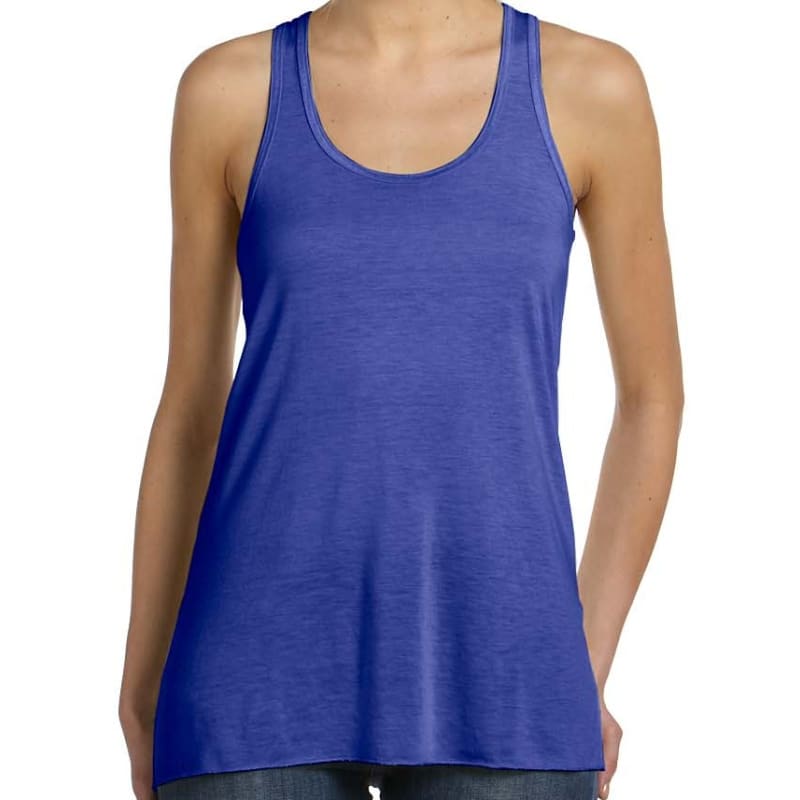 Bella Ladies Flowy Racerback Tank 6