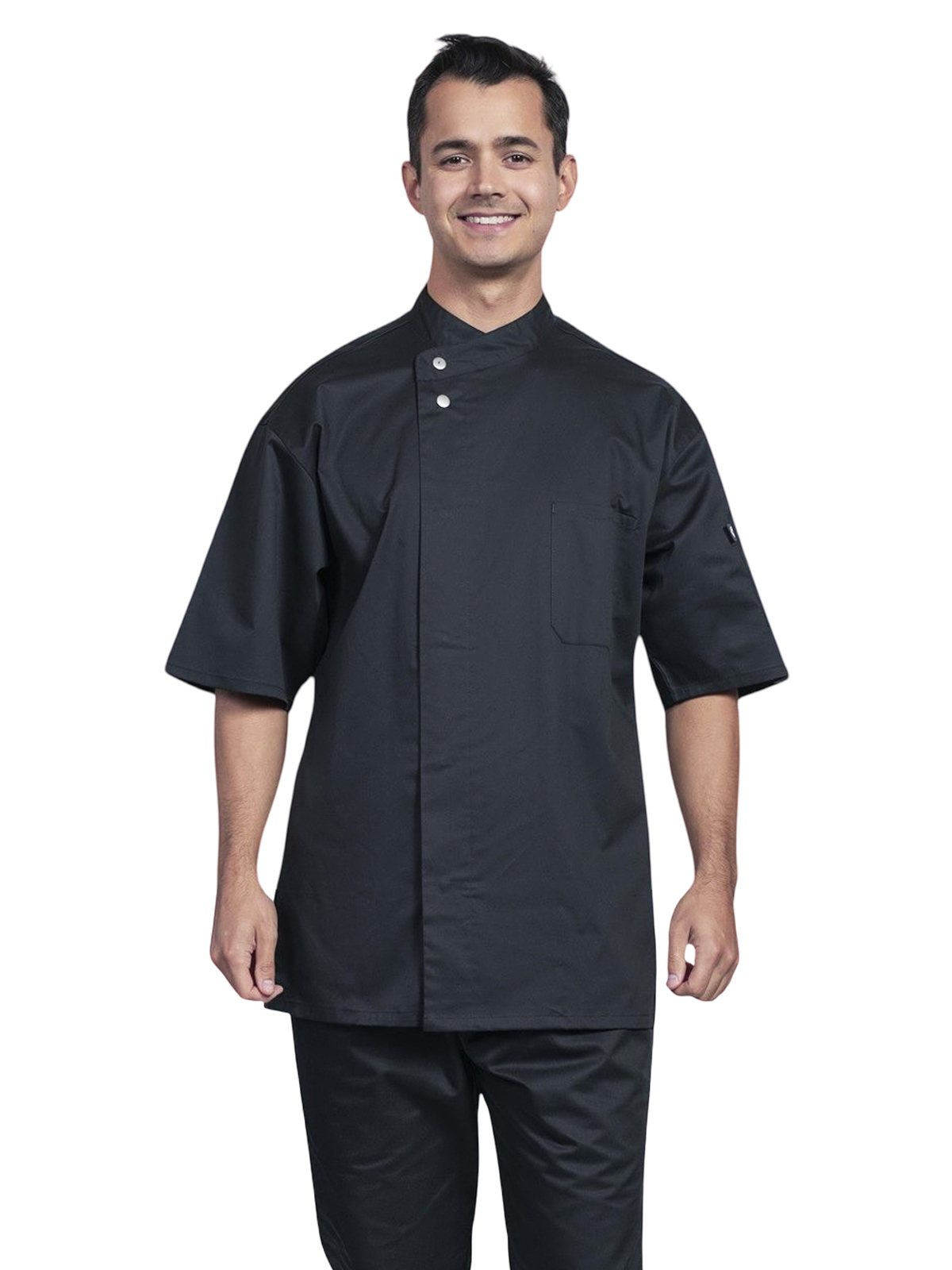 Uncommon Chef - Lycra - Unisex 2-Pocket Bari Chef Coat 1