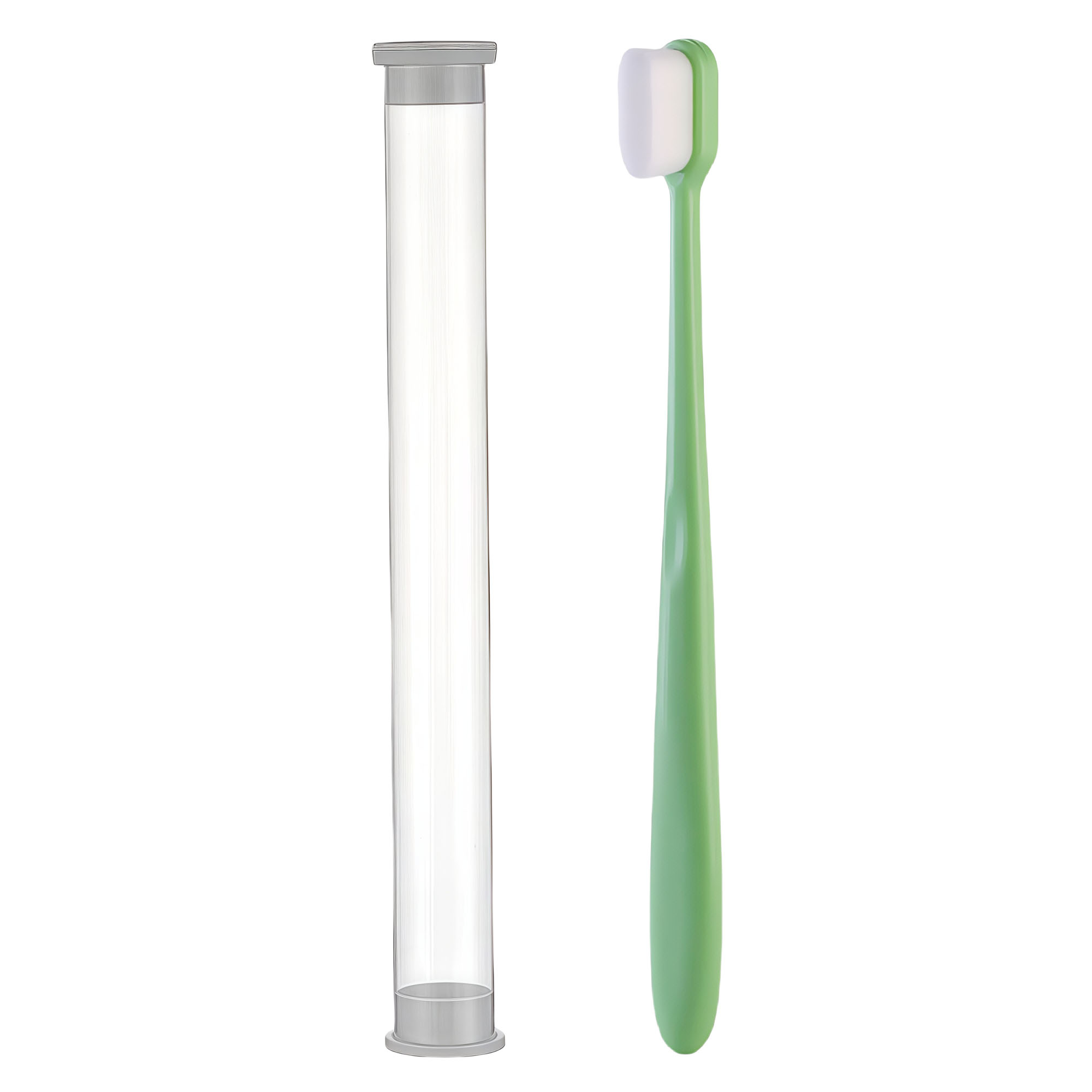 Ultra Soft Bristles Flat Head Toothbrush for Couples 2