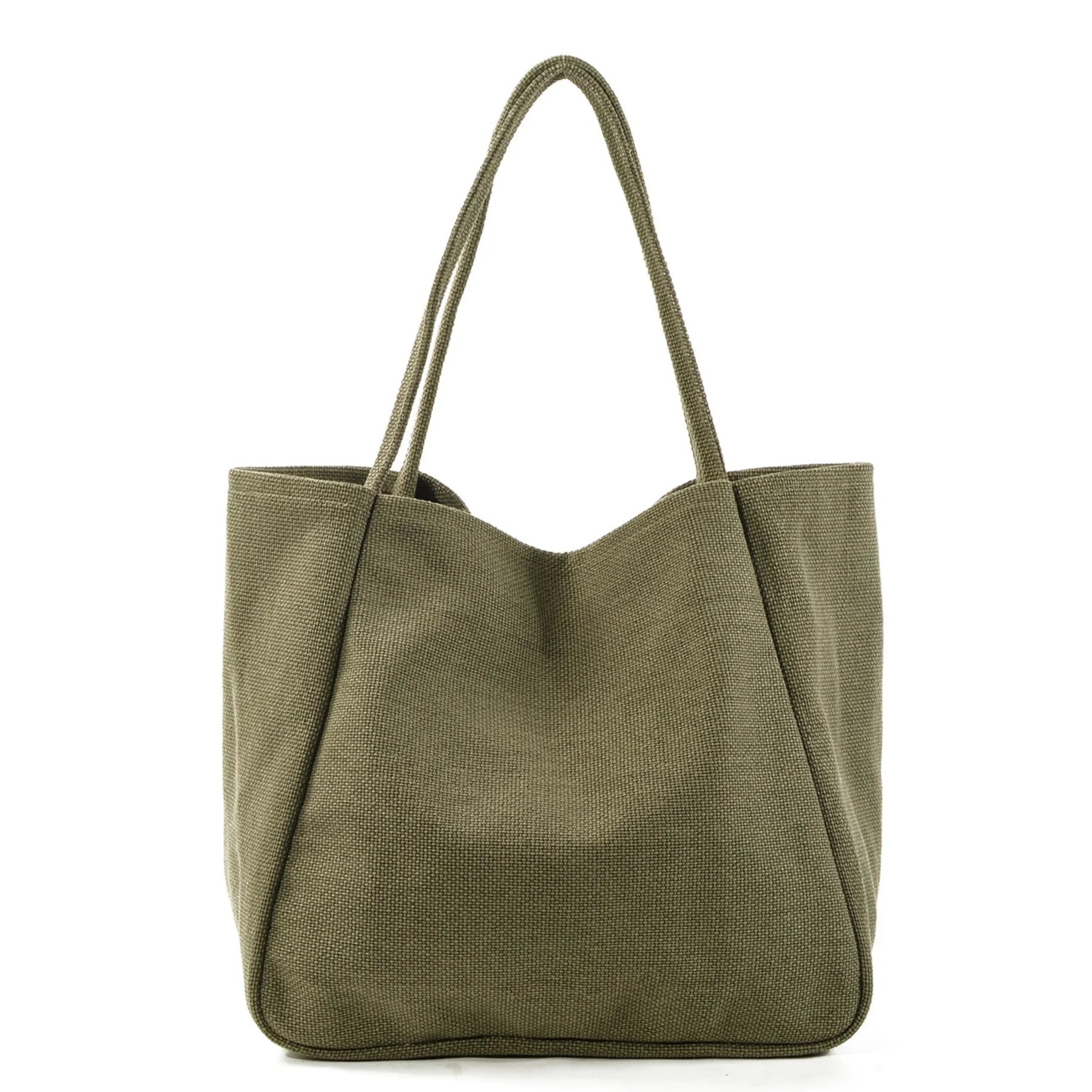 Jute Foldable Tote Bag for women, custom tote bag with logo imprint 4