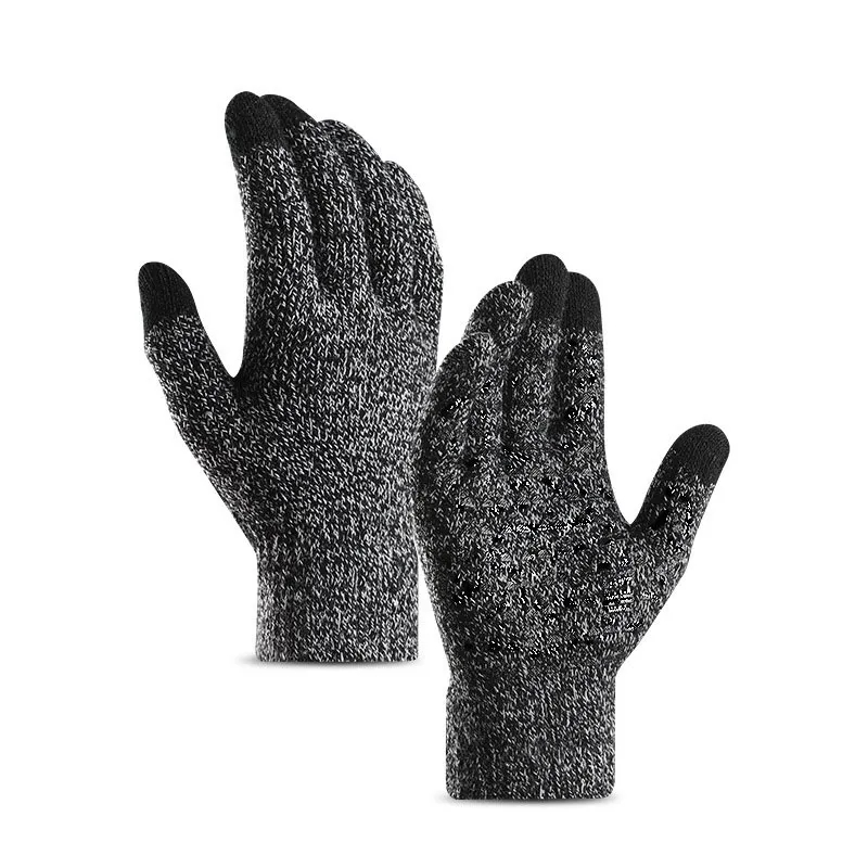 Winter Knit Cycling Gloves with Touch Screen Finger 2