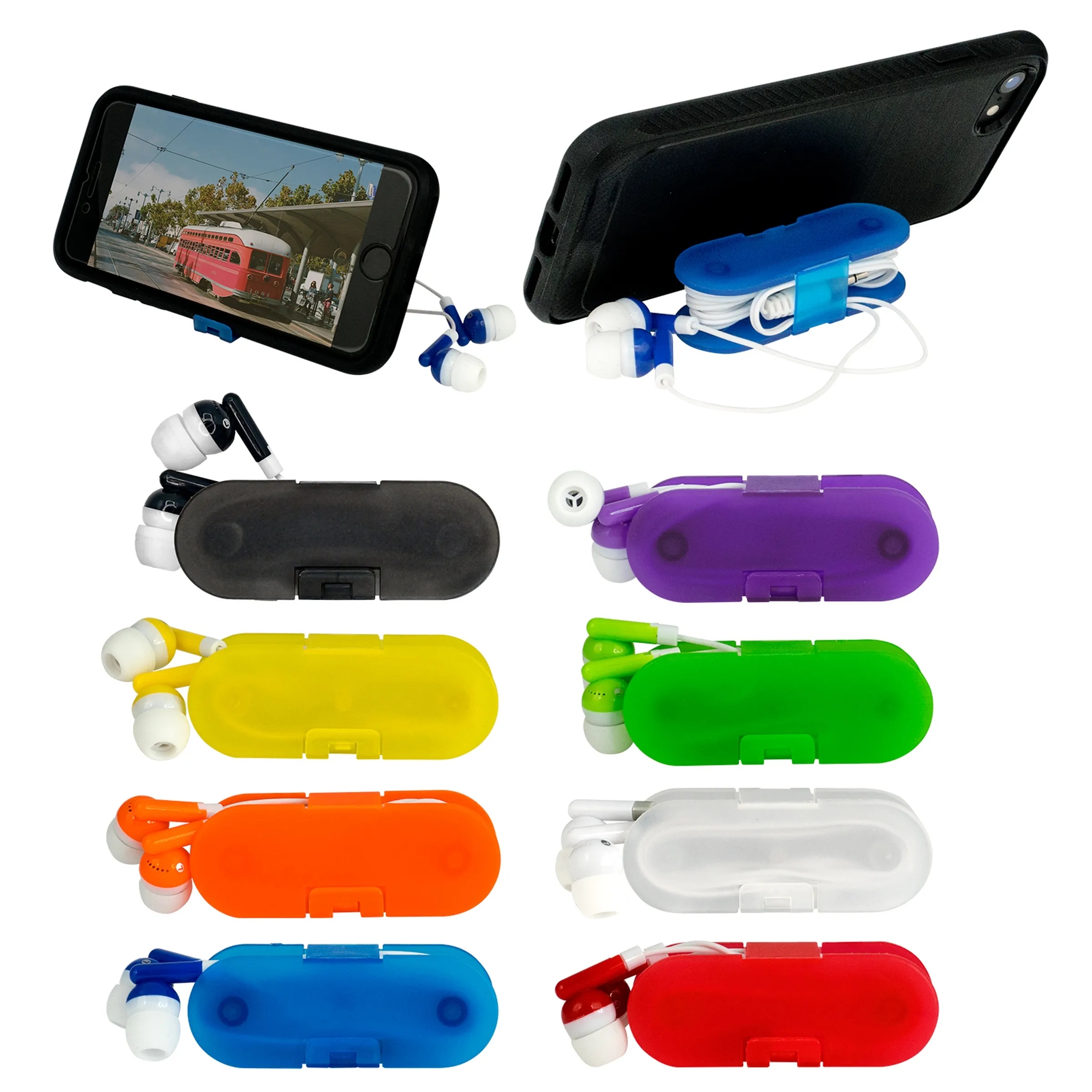 Ear Bud Wrap Phone Stand 8
