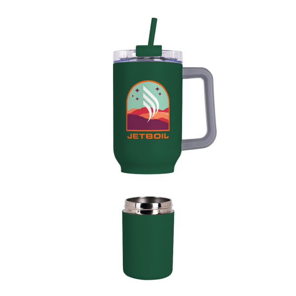 Key West 22 oz SS Travel Mug w/Can Cooler 355