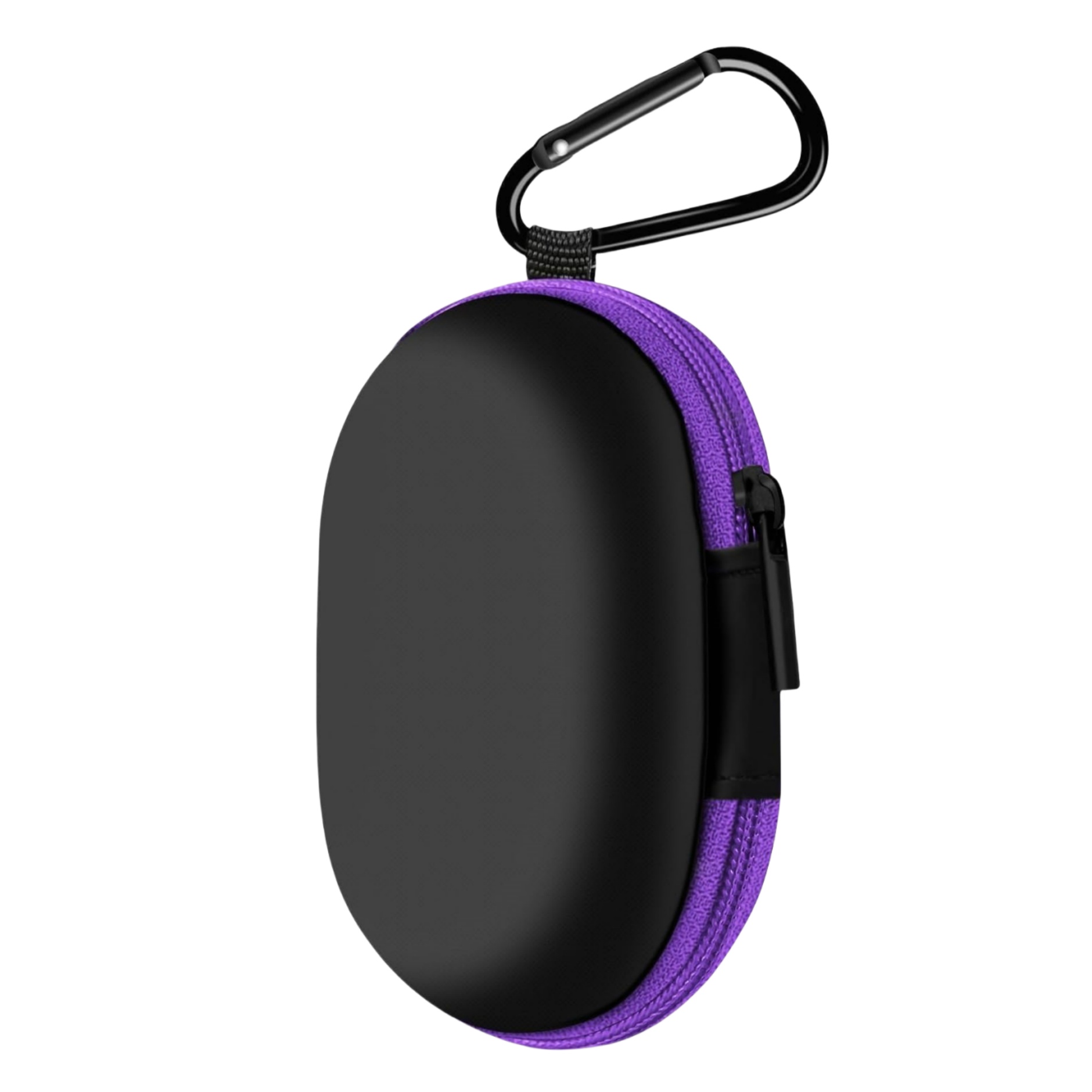 Portable Oval EVA Storage Pouch Bag with Carabiner 3