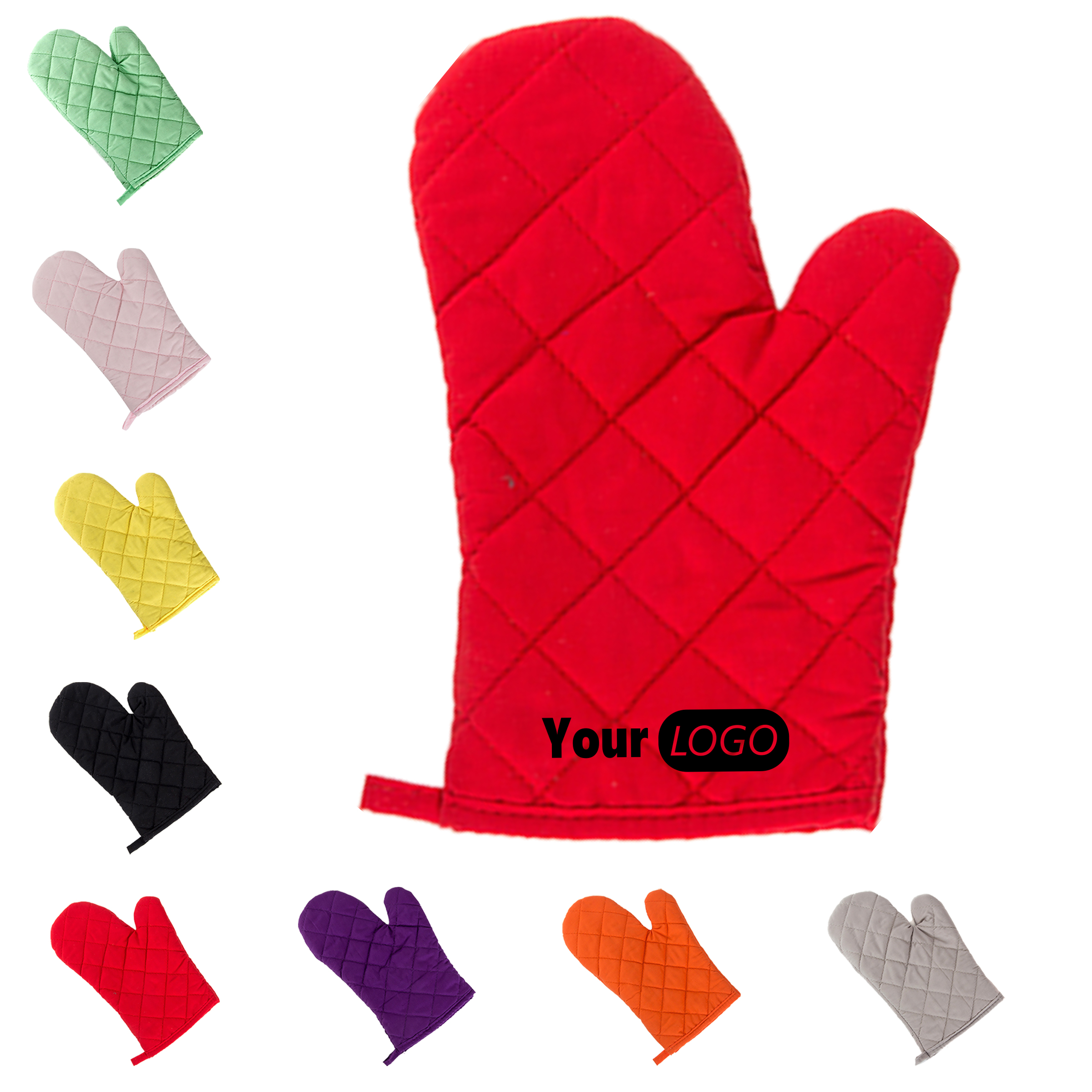 Quilted Kitchen Heat Shield Mitt 8